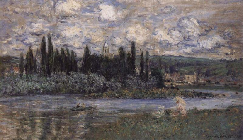 Claude Monet View of Vetheuil oil painting picture